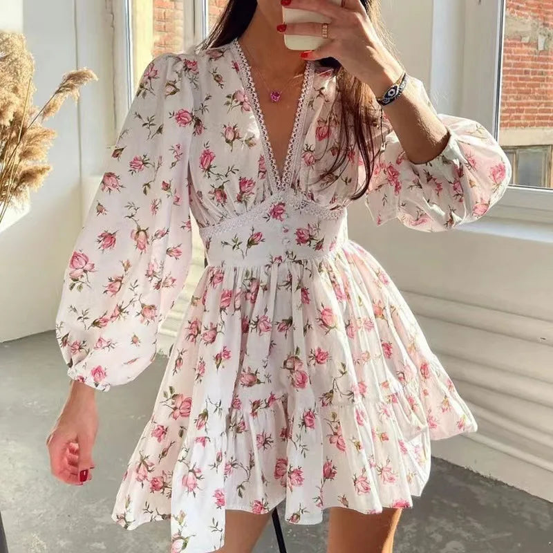 The Florence Floral Mini Dress