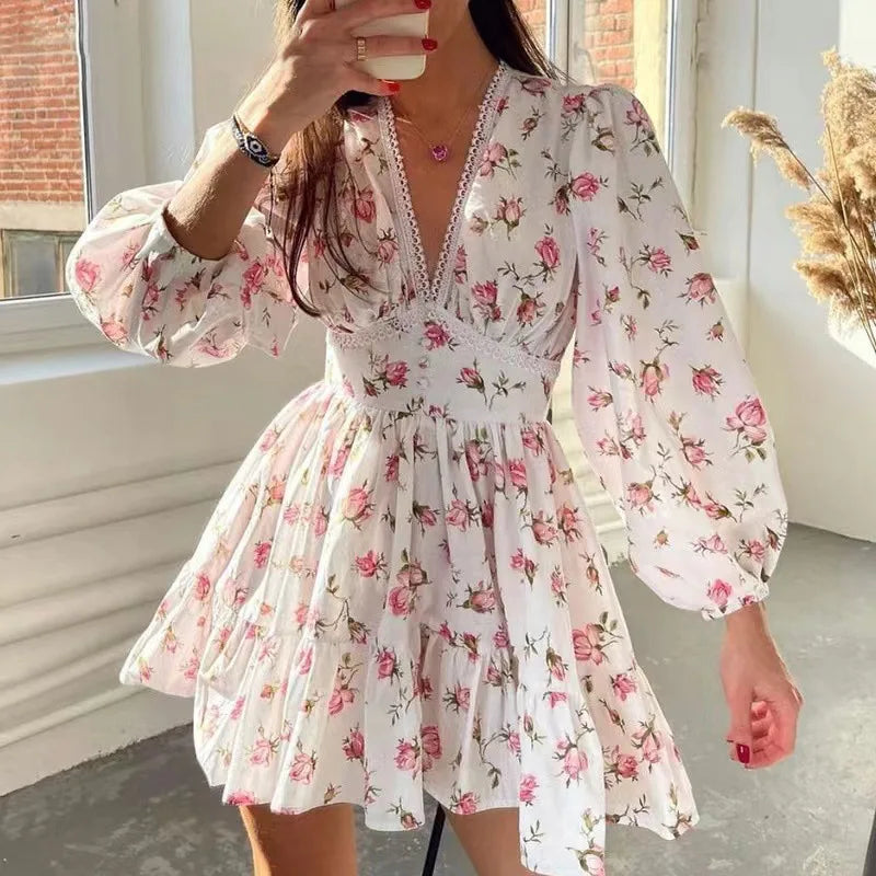 The Florence Floral Mini Dress