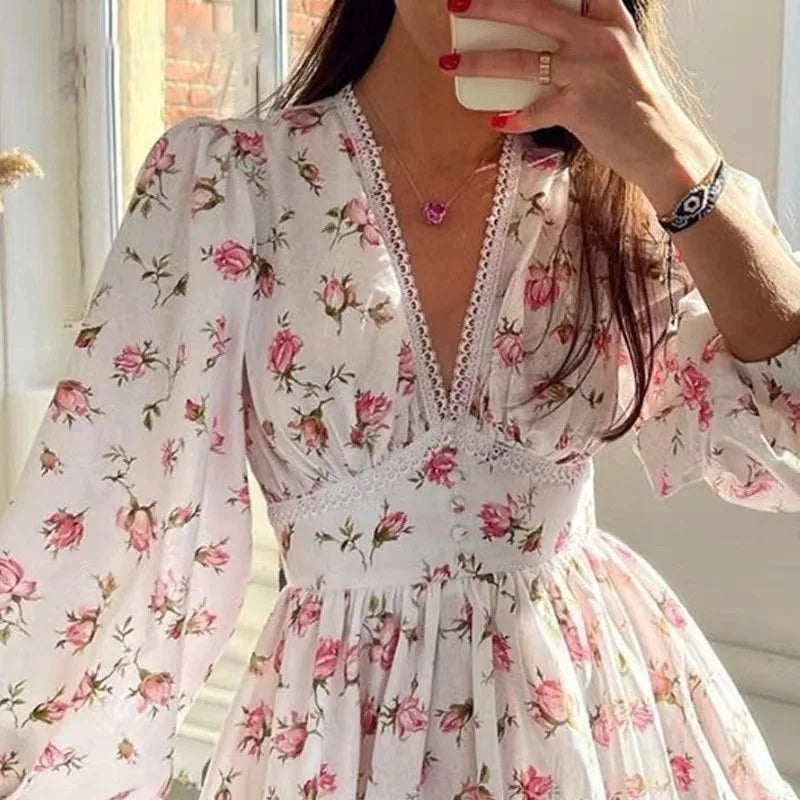 The Florence Floral Mini Dress