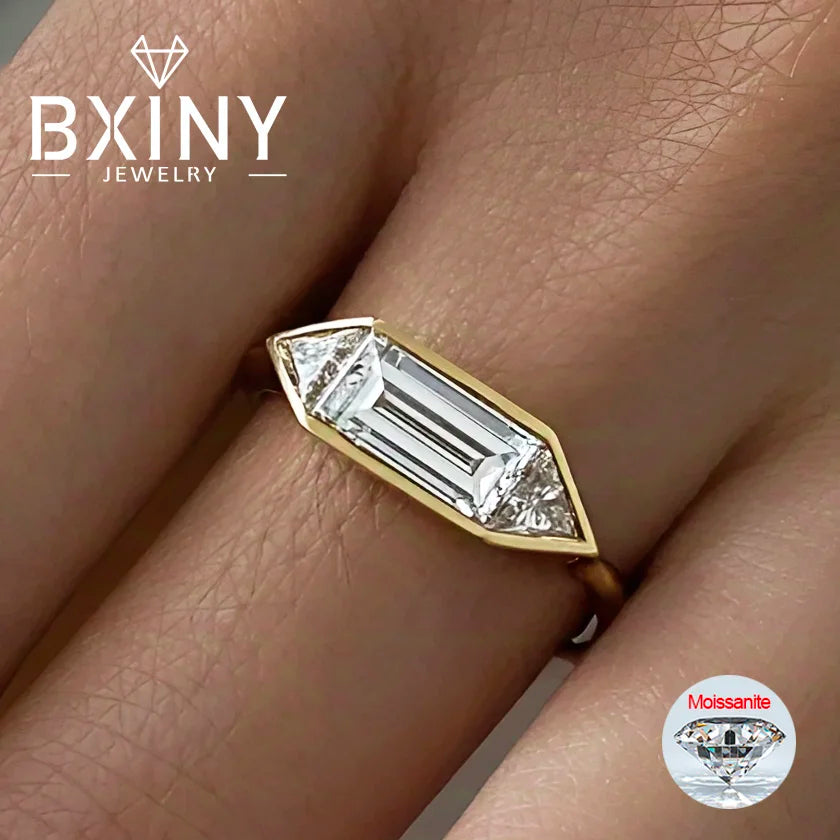 Solitaire Moissanite Ring