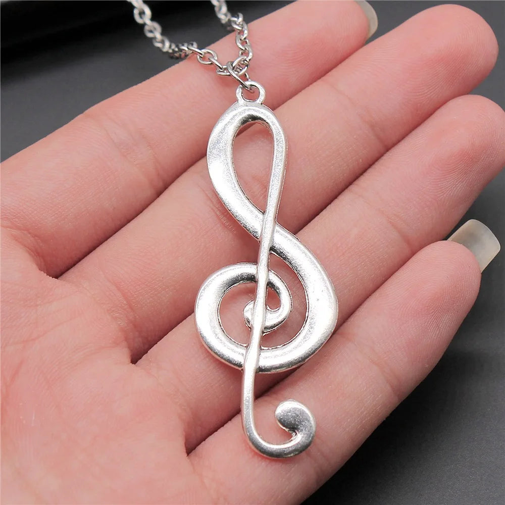 Musical Note Pendant Necklace