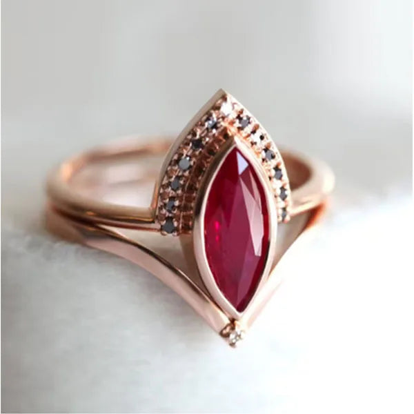 Zircon Stone Engagement Ring