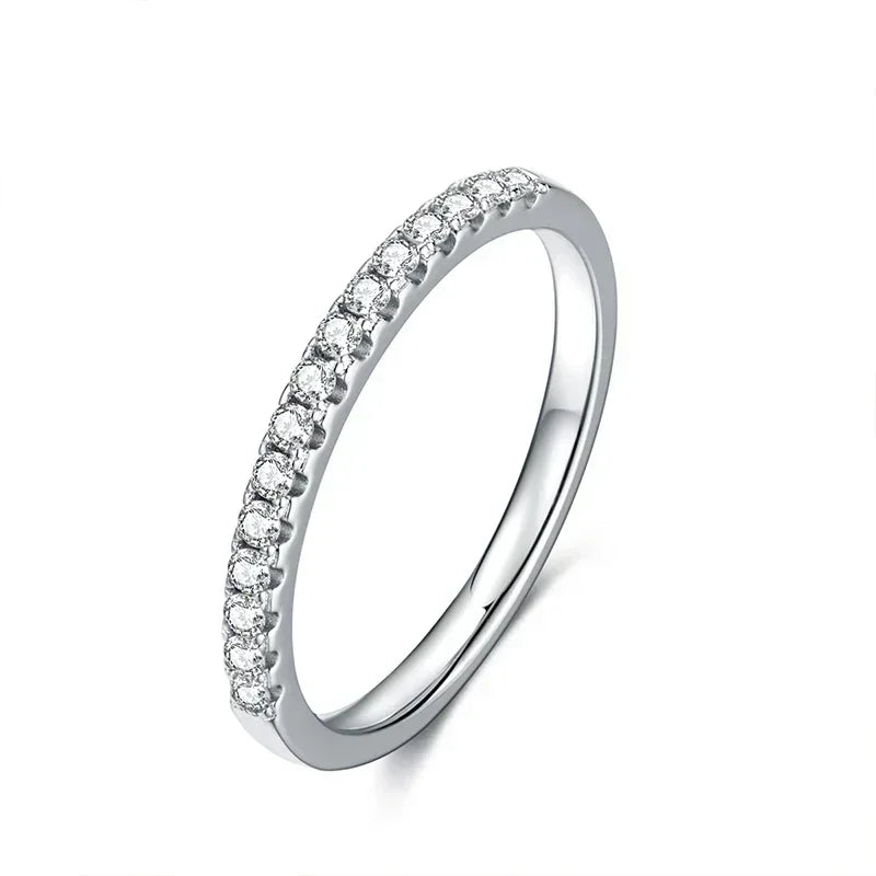 Moissanite Eternity Band