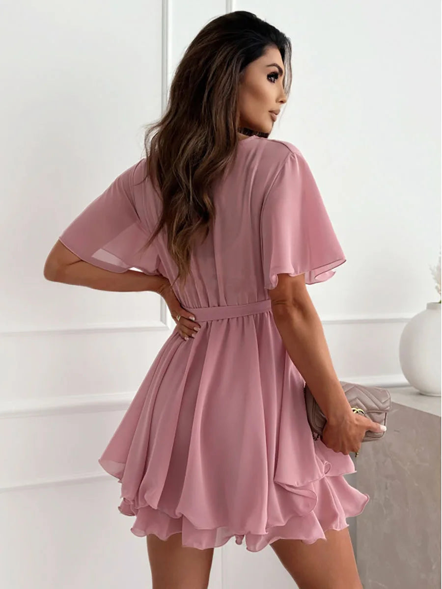 Chiffon Midi Dress