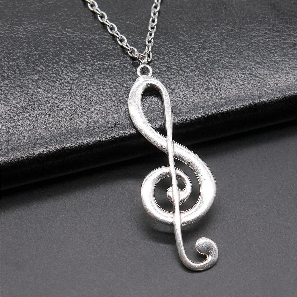 Musical Note Pendant Necklace