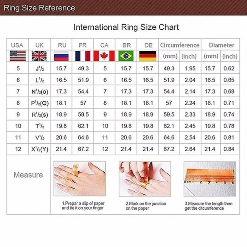 Zircon Stone Engagement Ring