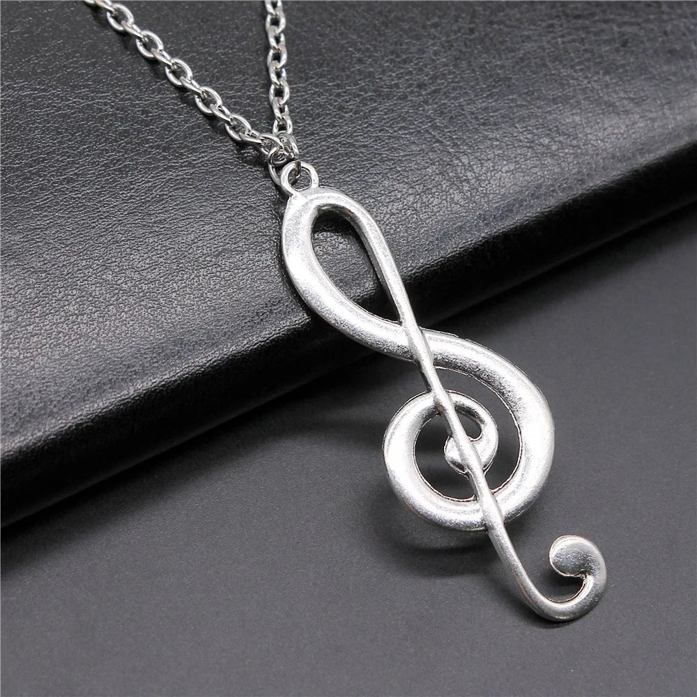 Musical Note Pendant Necklace