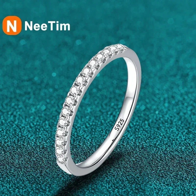 Moissanite Eternity Band