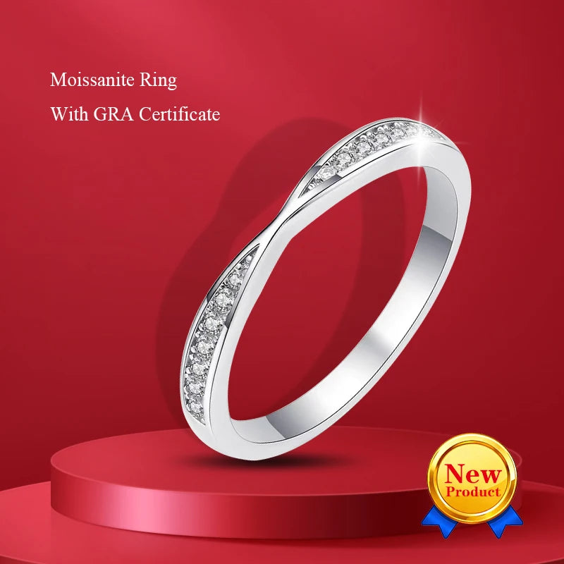 Five Stone Half Eternity Ring