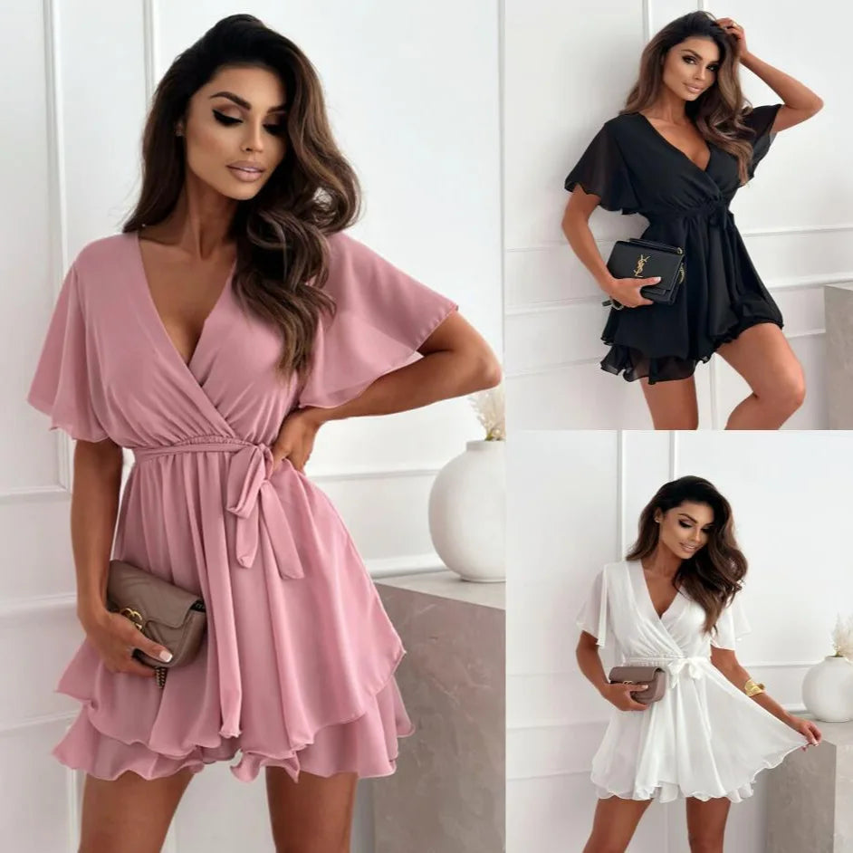 Chiffon Midi Dress