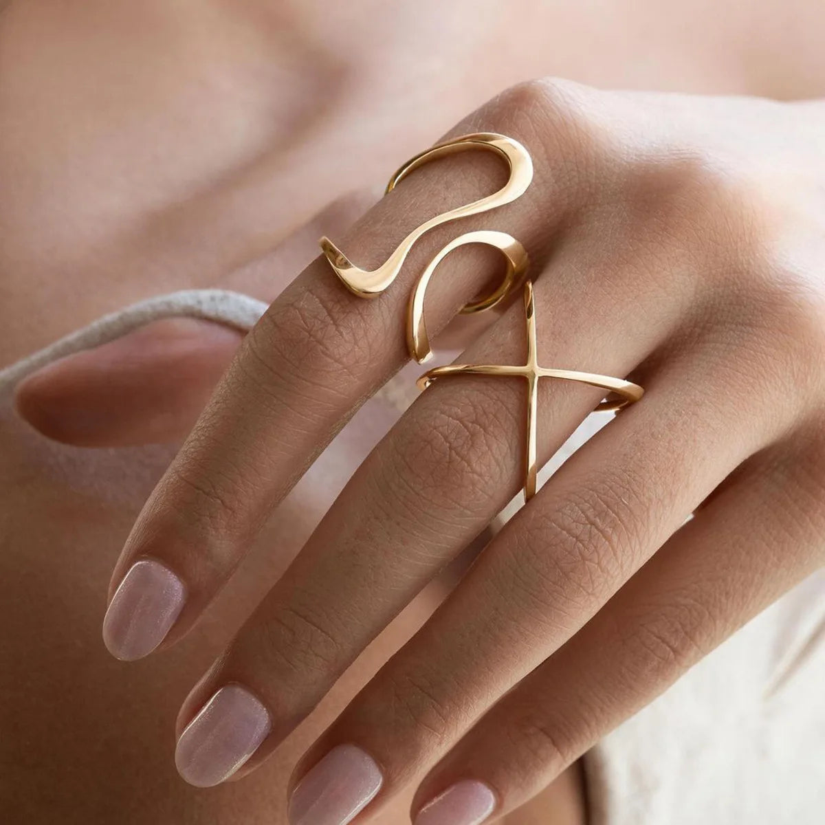 Gold Statement Ring