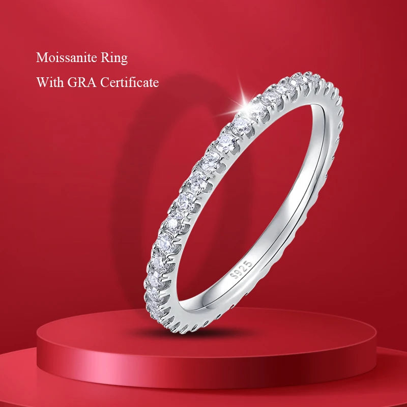 Five Stone Half Eternity Ring