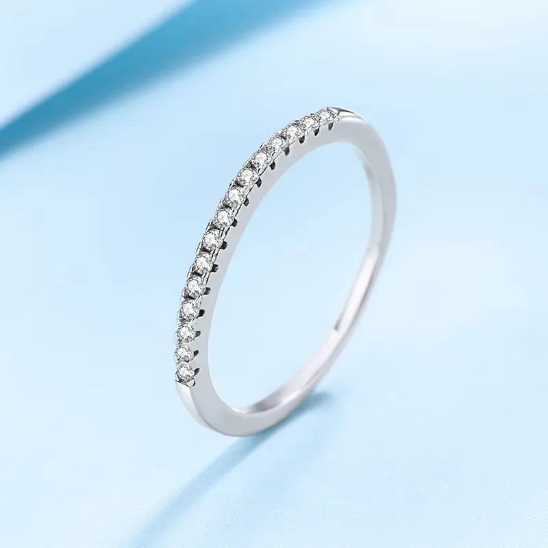Moissanite Eternity Band