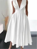 Éloise Pleated Midi Dress