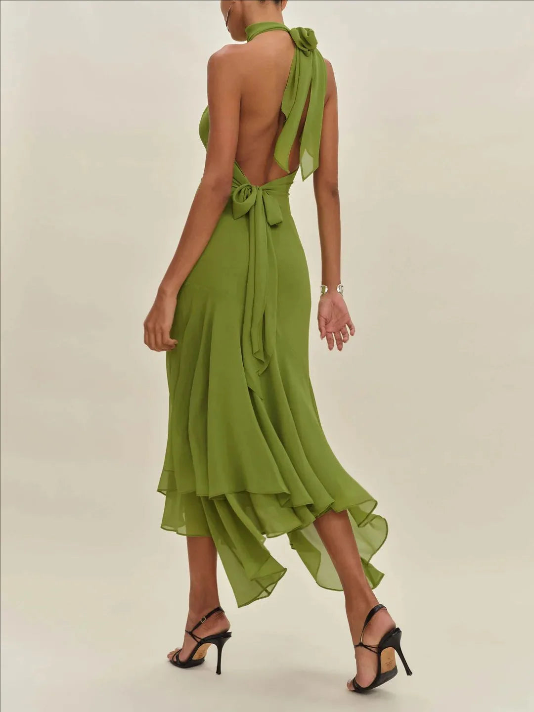 The Isabella Halter Maxi Dress